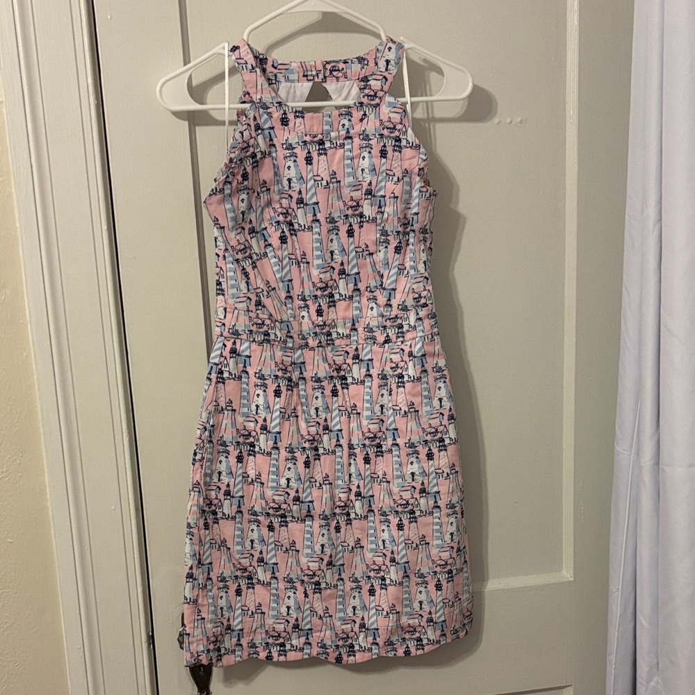 Lauren James Pink and Blue Nautical Mini Dress